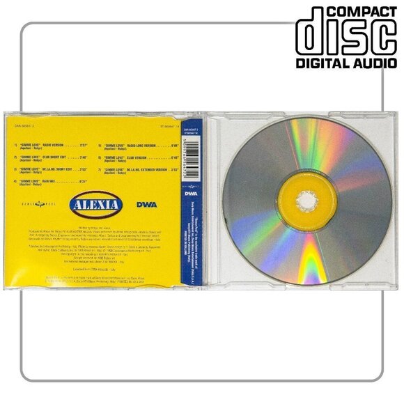 Alexia - GIMME LOVE - 1998 Music CD Single - Picture 2 of 2